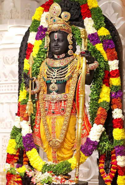 Ram Lalla At Ayodhya Ram Mandir Temple - Main Image