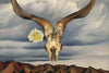 Ram's Head, White Hollyhock-Hills - Georgia O'Keefe Painting - Posters