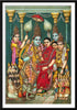 Set of 10 Best of Raja Ravi Varma Spiritual Deities Paintings - Framed Poster Paper (12 x 17 inches) each
