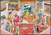 Rama And Sita Enthroned (Pattabhishek Ram Darbar - Punjab School c1800 -  - Vintage Indian Ramayan Painting - Framed Prints