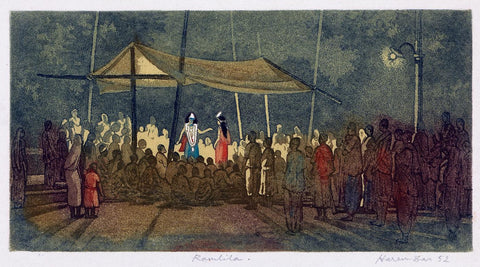 Ramlila - Haren Das - Bengal School Art by Haren Das