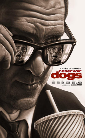 Reservoir Dogs - Michael Madsen - Quentin Tarantino Movie Poster Art - Framed Prints