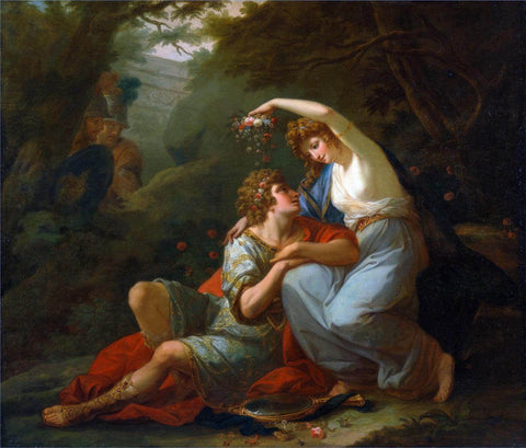 Rinaldo And Armidat - Angelica Kauffmann R A - Neoclassical Painting - Life Size Posters
