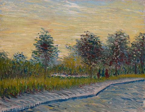 Saint-Pierre Square at Sunset - Vincent van Gogh Painting - Large Art Prints by Vincent Van Gogh