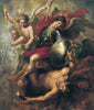 Saint Michael Expelling Lucifer And The Rebel Angels - Peter Paul  Rubens - Christian Art Painting - Life Size Posters