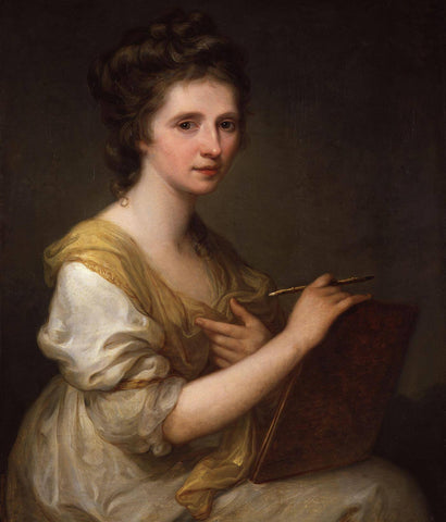 Self-Portrait - Angelica Kauffmann Painting - Canvas Prints