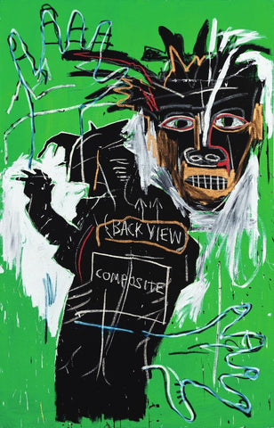 Self-Portrait As A Heel (Part Two) -  Jean-Michael Basquiat - Neo Expressionist Painting by Jean-Michel Basquiat