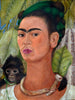 Self-Portrait With Monkey (1938) - Frida Kahlo Painting - Canvas Prints