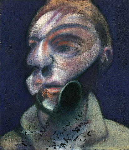 Self Portrait 1975 - Francis Bacon - Contemporary Painting by Francis Bacon