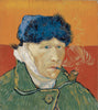 Self Portrait With Bandaged Ear And Pipe - Vincent van Gogh Painting - Art Prints