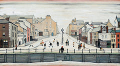 Senhouse Street Maryport - Laurence Stephen Lowry R A - Contemporay British Painting