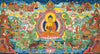 Serene Buddha Shakyamuni - Thangka  Painting - Life Size Posters