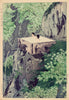 Shirahone Hot Spring - Kasamatsu Shiro - Vintage Japanese Woodblock Shin-Hanga Print - Canvas Prints