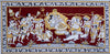 Shiva Parvati - Phad Painting From Bhilwara In Rajasthan - Indian Folk Art - Life Size Posters