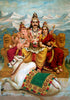 Set of 10 Best of Raja Ravi Varma Spiritual Deities Paintings - Poster Paper (12 x 17 inches) each