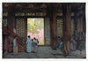 Shoku Palace - Yoshida Hiroshi - Japanese Vintage Woodblock Ukiyo-e Print - Canvas Prints