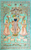 Shrinathji Darshan - Nathdwara - Krishna Pichwai Indian Painting - Large Art Prints