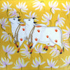 Shrinathji's Cows - Krishna Pichwai Painting - Life Size Posters