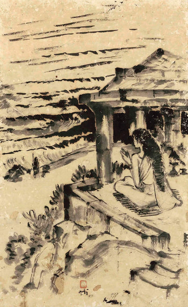 Sita - An Illustration From Ramayana - Nandalal Bose - Bengal School Painting - Posters