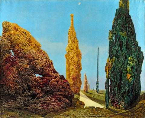 Solitary and Conjugal Trees - Max Ernst - Surrealist Art Paintings by Max Ernst