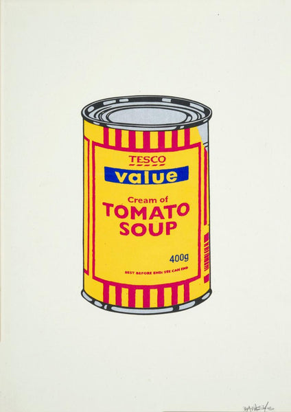 Soup Can (Warhol) - Crude Oils Series - Banksy - Pop Art Painting - Posters
