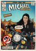 Speed Demon - Michael Jackson - Vintage Comic Book Cover Style Fan Art Poster - Framed Prints