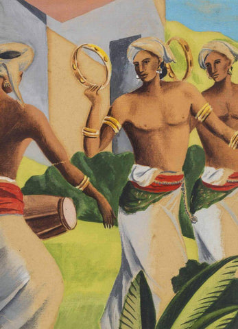 Sri Lankan Musicians- George Keyt Early Work - Posters