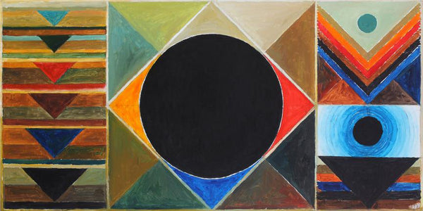 Srishti (Creation)- Sayed Haider Raza Painting - Canvas Prints