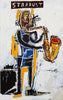 Stardust BeBop - Jean-Michael Basquiat - Neo Expressionist Painting - Canvas Prints