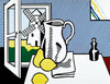 Still Life With Windmill - Roy Lichtenstein - Modern Pop Art Painting - Canvas Prints