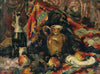 Still Life With Apples - Jehangir Sabavala - Indian Modern Masters Painting - Framed Prints