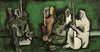 Street Musicians - Maqbool Fida Husain Painting - Canvas Prints