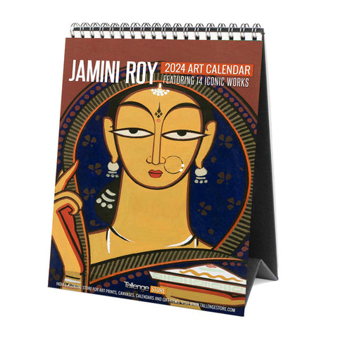 2024 Desk Calendar - Art by Indian Masters - Jamini Roy by Tallenge Store