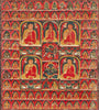 Teacher (Lama) - c1339 Vintage Tibetan Buddhist Thangka Painting - Large Art Prints