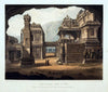 Temple At Ellora - Robert Melville Grindlay - c1813 Vintage Orientalist Painting of India - Art Prints