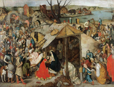 The Adoration of the Magi - Pieter Brueghel the Younger by Pieter Bruegel the Elder