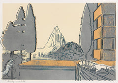 The Annunciation (Details Of Renaissance Paintings Series, Leonardo da Vinci - Peach Grey) - Andy Warhol - Pop Art Print