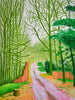 The Arrival of Spring in Woldgate Yorkshire No 2 - David Hockney iPhone Drawing - Art Prints