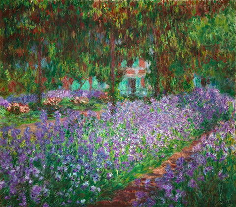 The Artists Garden at Giverny by Claude Monet