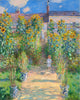 The Artists Garden at Vétheuil - Claude Monet - Impressionist Painting - Framed Prints