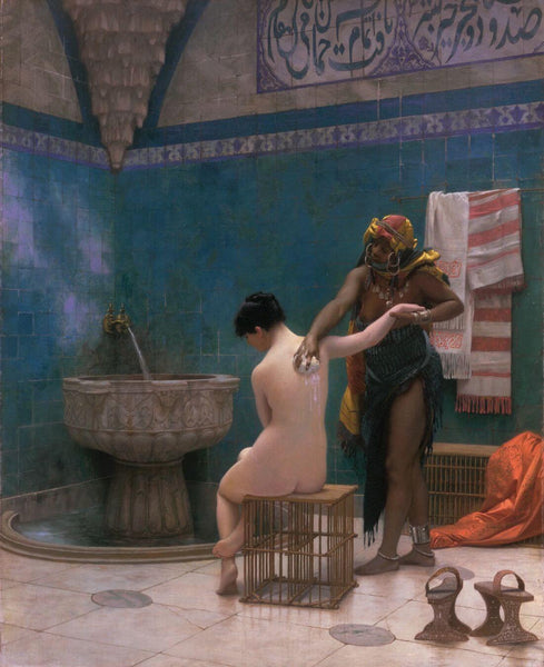 The Bath (Le Bain) - Jean-Leon Gerome - Orientalism Art Painting - Large Art Prints