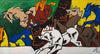 The Battle of Badr (Arab Civilisation Series) - M F Husain Painting - Life Size Posters