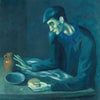 The Blind Man's Meal  - Pablo Picasso Painting (Early Works - Blue Period) - Canvas Prints