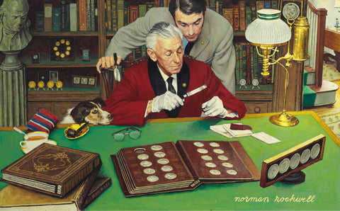The Collector - Norman Rockwell Painting by Norman Rockwell