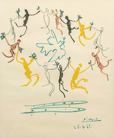 The Dance Of Youth  - Pablo Picasso Painting - Large Art Prints by Pablo Picasso