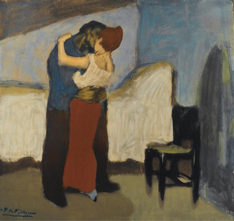 The Embrace (LEtreinte) - Pablo Picasso Early Works by Pablo Picasso