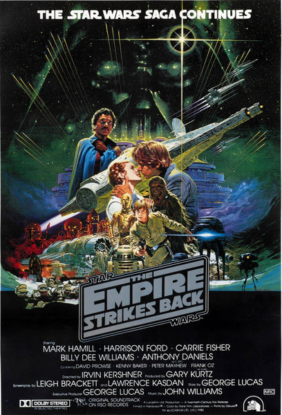 The Empire Strike Back - Star Wars - Noriyoshi Ohrai - Original Release Movie Poster - Framed Prints