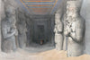 The Great Temple At Abu Simbel (c1836) - David Roberts RA - Vintage Orientalist Painting Of Egypt - Life Size Posters