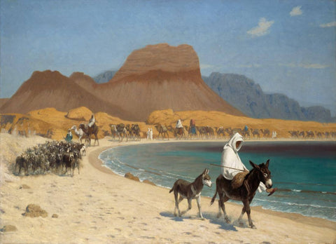 The Gulf Of Aqaba - Jean-Leon Gerome - Orientalism Art - Canvas Prints