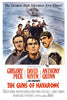 The Guns Of Navarone - Gregory Peck  - Hollywood Classic War WW2 Movie Vintage Poster - Art Prints